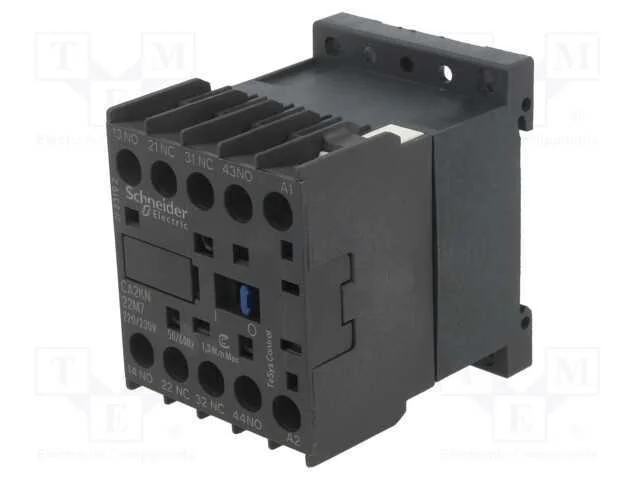 Contator: 4-De Polo, Nc X2 + No X2, 220vac, 10a, Tesys D, W: 45mm