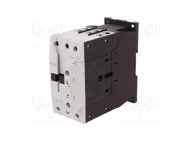 Contator: 3 Polos, No X3, 230vac, 50a, No Painel,Para Trilho Din