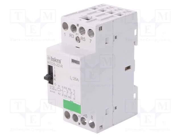 Contator: 4-De Polo de Instalação, 25a, 24vac, 24vdc