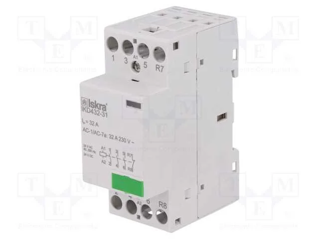 Contator: 4-De Polo de Instala&ccedil;&atilde;o, 32a, 24vac, 24vdc, Nc + No X3