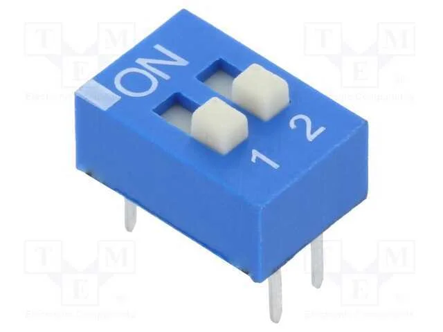 Interruptor: Dip-Switch, Quantidade de Sec&ccedil;&otilde;es: 2, Off-On, Pos: 2
