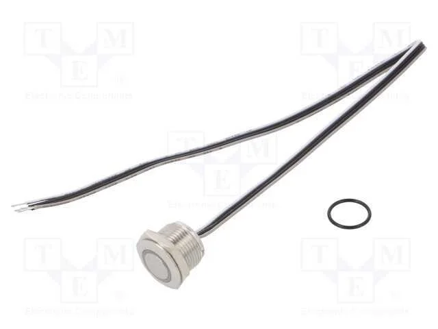 Interruptor: Antivandalismo, Pos: 2, Spst-No, 50ma/24vdc, Ip65