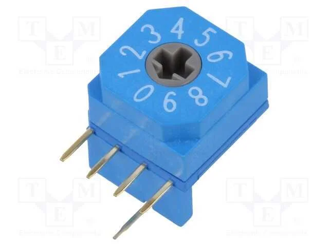 Emissor de Código, Dec/Bcd, Pos: 10, Tht, Rcontacto Max: 80mo, 7ncm