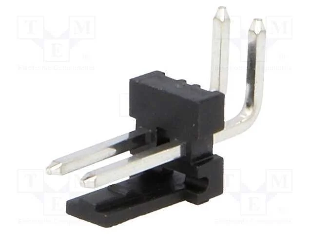 Tomada, fio-placa, macho, PIN: 2, 3,96mm, THT, MA.