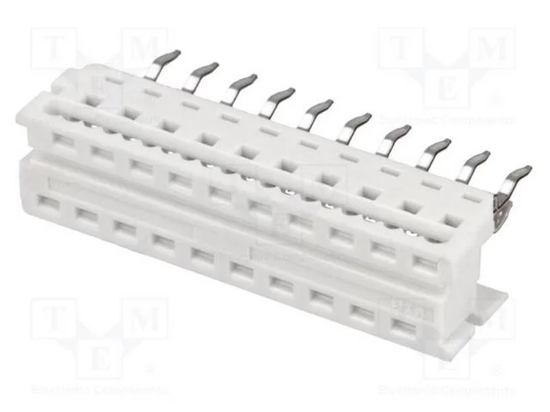 Tomada, Fio-Placa, Macho, Pin: 12, 1,27mm, Smt, Picoflex, 1,2a, 250v