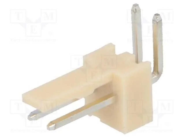 Tomada, Fio-Placa, Macho, Ns25, 2,54mm, Pin: 2, Tht, 250v, 3a, 10mo