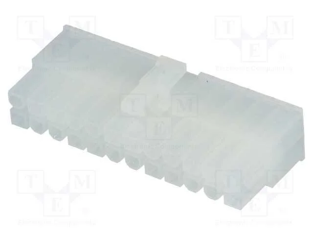 Ficha, Fio-Fio/Placa, F&ecirc;mea, Mini-Fit Jr, 4,2mm, Pin: 24, com Cabo