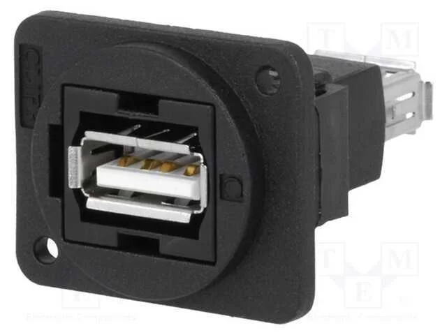Conector, Usb a Tomada,Em Ambos Os Lados, Ft, Usb 2.0, Plástico