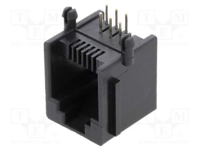 Tomada, Rj12, Pin: 6, Sistema: 6p6c, Tht, Angulares