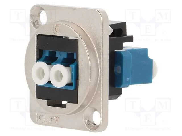 Conector: Fibra Ótica, Conector, Duplex de Passo Único, Ft