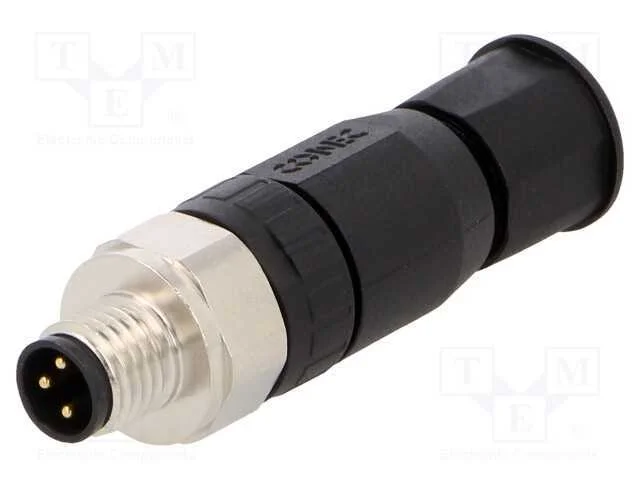 Conector: M8, macho, PIN: 3, simples, com cabo, f.