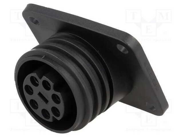 Conector: redondos, tomada, f&ecirc;mea, PIN: 7, rosca .