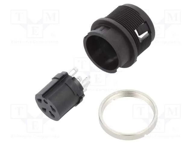 Conector: redondos, tomada, 678, fêmea, PIN: 4, p.