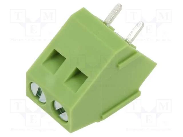 PCB bloco terminal, angulares 45, 5mm, faixas: 2,.