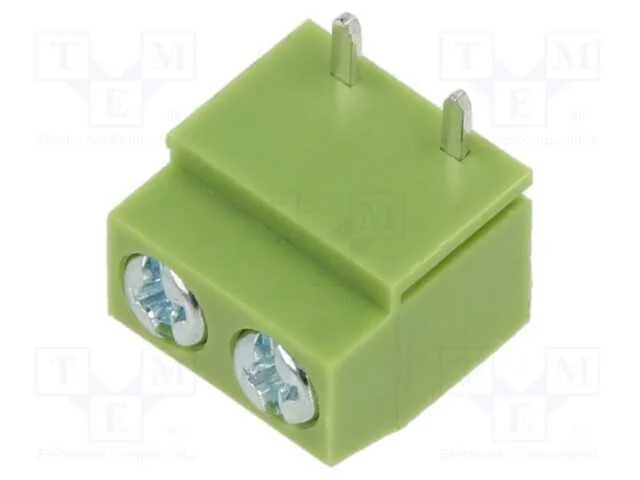 Pcb Bloco Terminal, Simples, 5mm, Faixas: 2, para Pcb, 2,5mm2, 10a