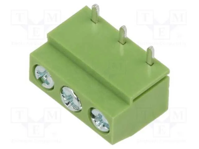 Pcb Bloco Terminal, Simples, 5mm, Faixas: 3, para Pcb, 2,5mm2, 10a