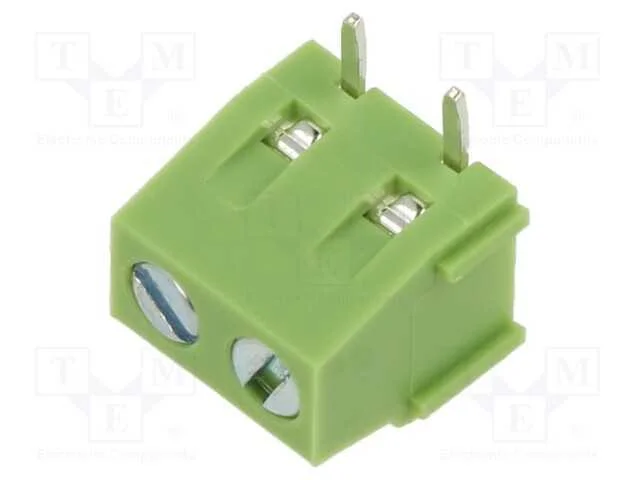 Pcb Bloco Terminal, Simples, 5mm, Faixas: 2, para Pcb, 1,5mm2, 12a