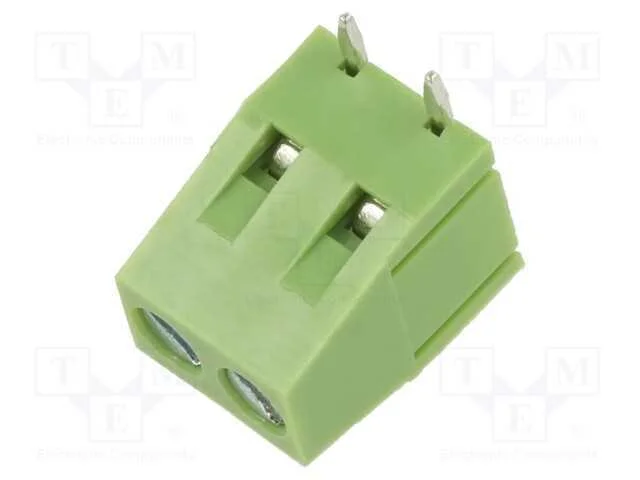 PCB bloco terminal, simples, 5mm, faixas: 2, para.