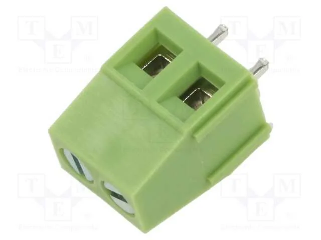 Pcb Bloco Terminal, Angulares 90, 5mm, Faixas: 2, para Pcb, Verde