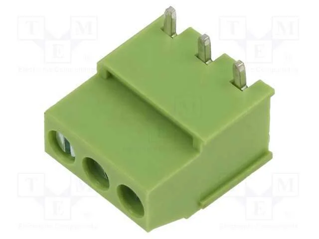 Pcb Bloco Terminal, Simples, 5mm, Faixas: 3, para Pcb, Aperto