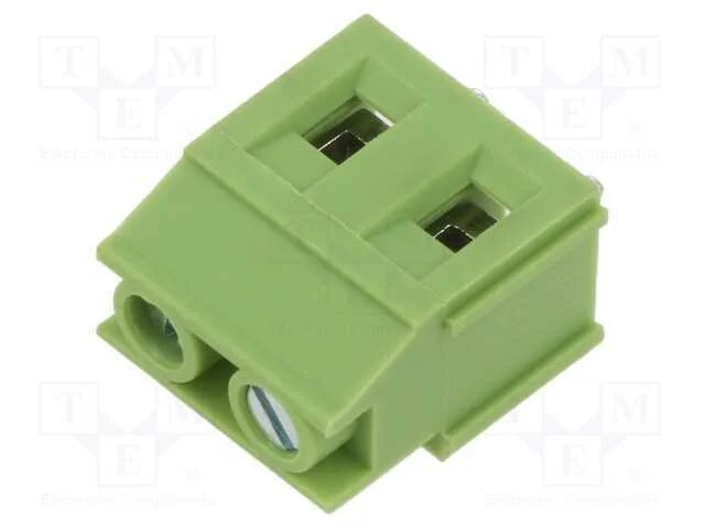 PCB bloco terminal, angulares 90, 7,5mm, faixas: .