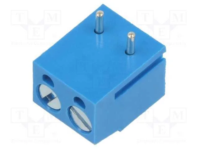 PCB bloco terminal, simples, 5mm, faixas: 2, para.