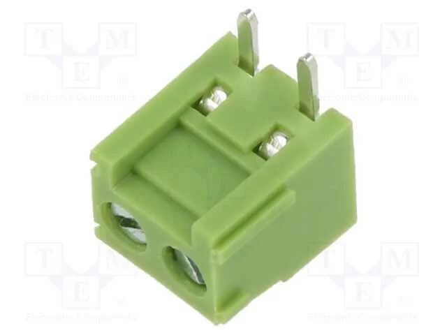 Pcb Bloco Terminal, Simples, 3,81mm, Faixas: 2, para Pcb, Aperto