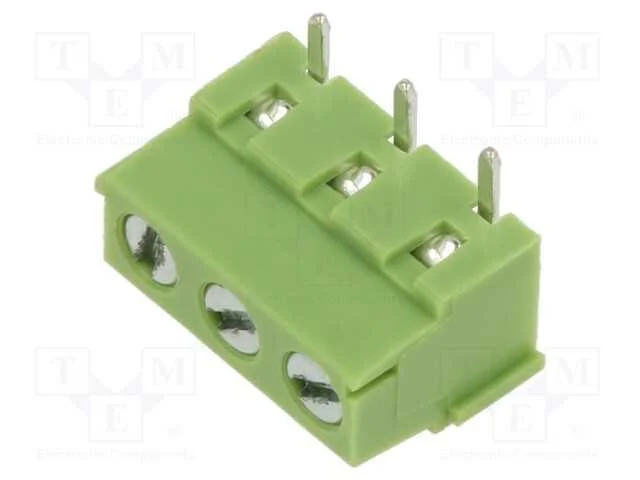 Pcb Bloco Terminal, Simples, 5mm, Faixas: 3, para Pcb, Aperto