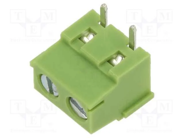 Pcb Bloco Terminal, Simples, 5mm, Faixas: 2, para Pcb, Aperto