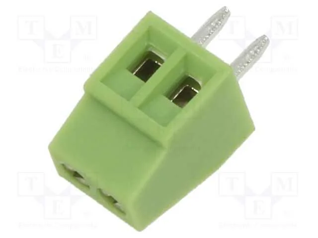 Pcb Bloco Terminal, Angulares 90, 2,54mm, Faixas: 2, para Pcb