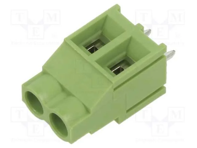 Pcb Bloco Terminal, Angulares 90, 6,35mm, Faixas: 2, para Pcb
