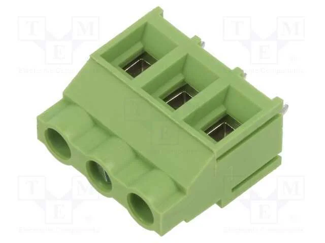 Pcb Bloco Terminal, Angulares 90, 7,62mm, Faixas: 3, para Pcb