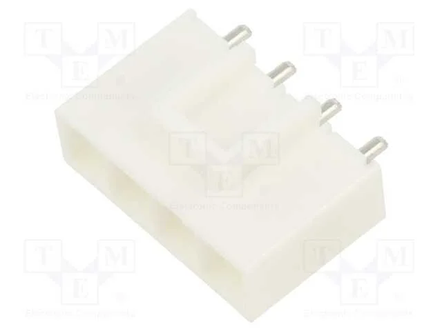 Tomada, Fio-Placa, Macho, Pin: 4, para Pcb, Cobertura: Estanhado