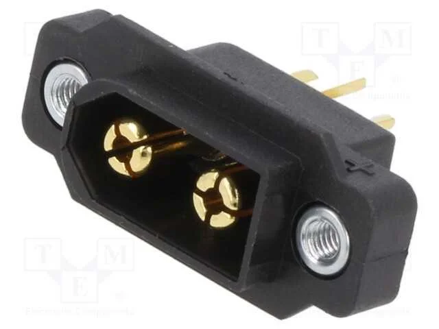 Tomada, de alimentação DC, XT60, macho, PIN: 3(2+.