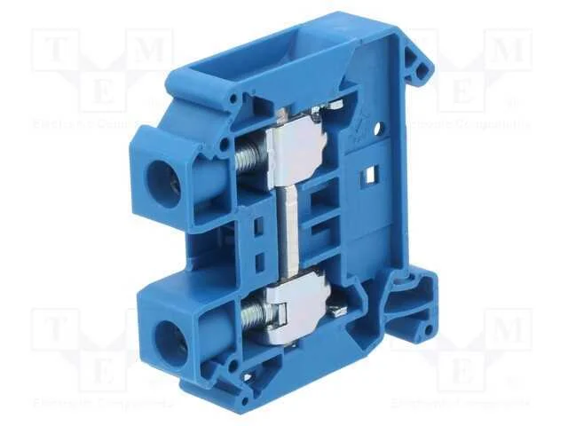 Conector: de carril, terminal parafusado, poliami.