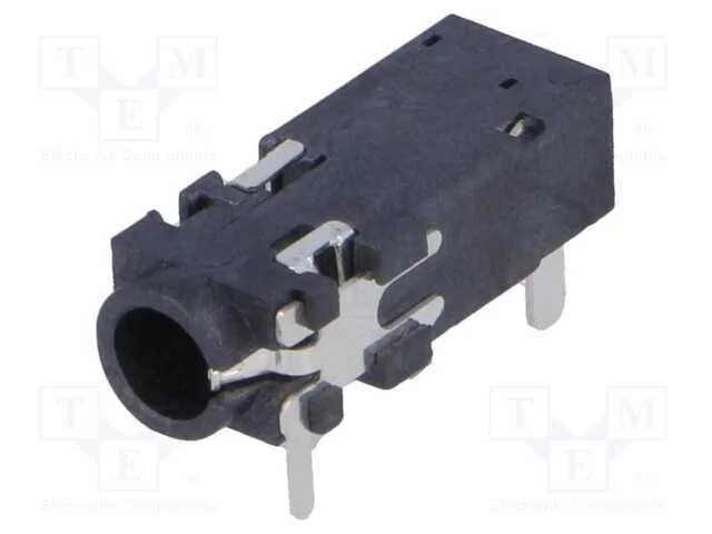 Tomada, Jack 3,5mm, Fêmea, Stereo Especial, Faixas: 4, Tht, W: 6,7mm