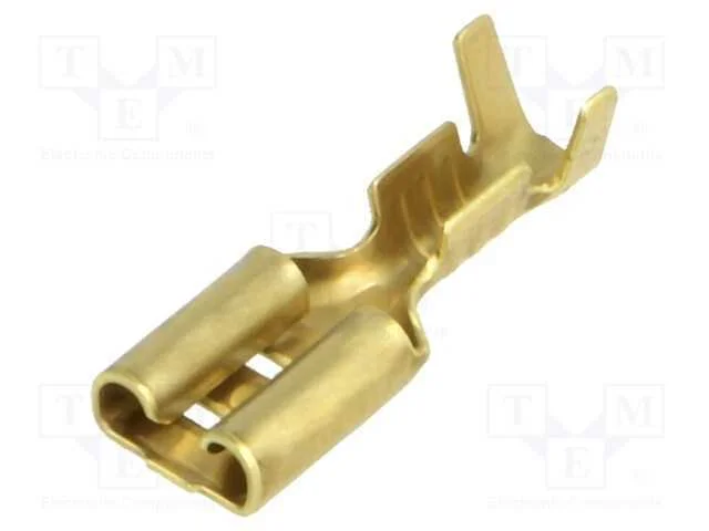Conetor: plano, 4,8mm, 0,5mm, macho, 0,5÷1,25mm2,.
