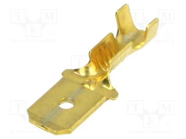 Conetor: plano, 6,3mm, 0,8mm, fêmea, 0,5÷1mm2, ce.
