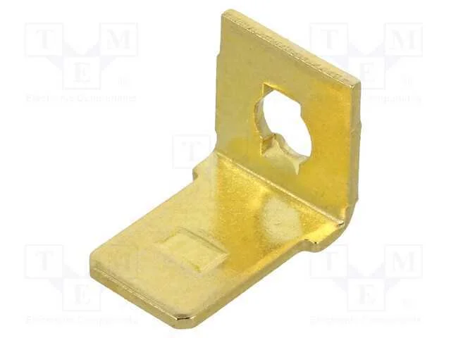 Conetor: plano, 6,4mm, 0,8mm, fêmea, M3, roscado,.
