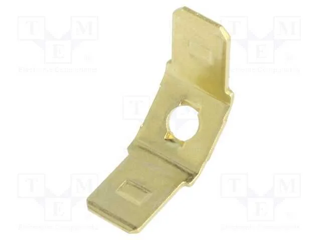 Conetor: plano, 6,4mm, 0,8mm, fêmea, M3, dupla, r.