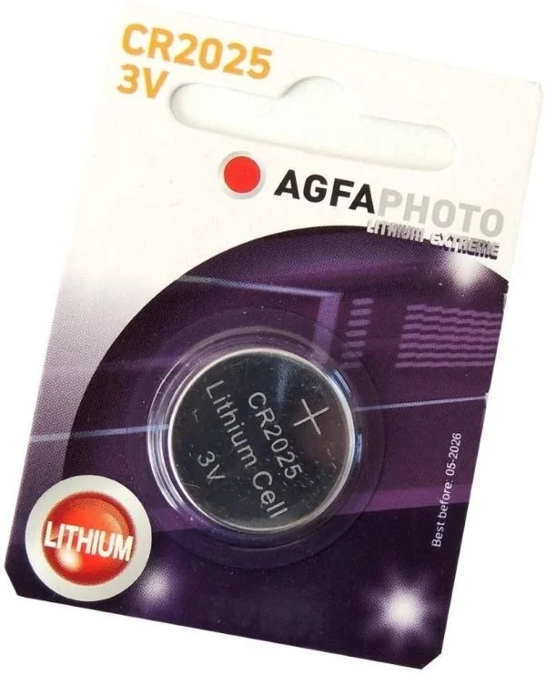 Agfaphoto Batterie Knopfzelle Cr2025 3.0v Lithium       1st.