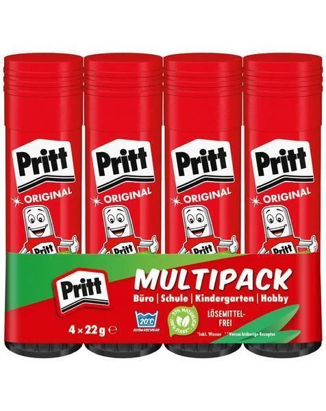 Pritt Klebestift Multipack 4 St X 22g , 9h Pk6mp