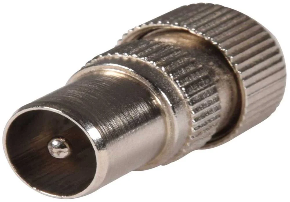 Ficha Coaxial de Precisão Niquelada