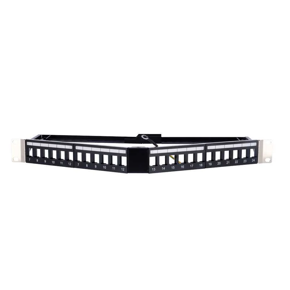 Patch Panel - 24 Portas - Bnc - Passivo - Pode Ser Montado em Rack - 1u