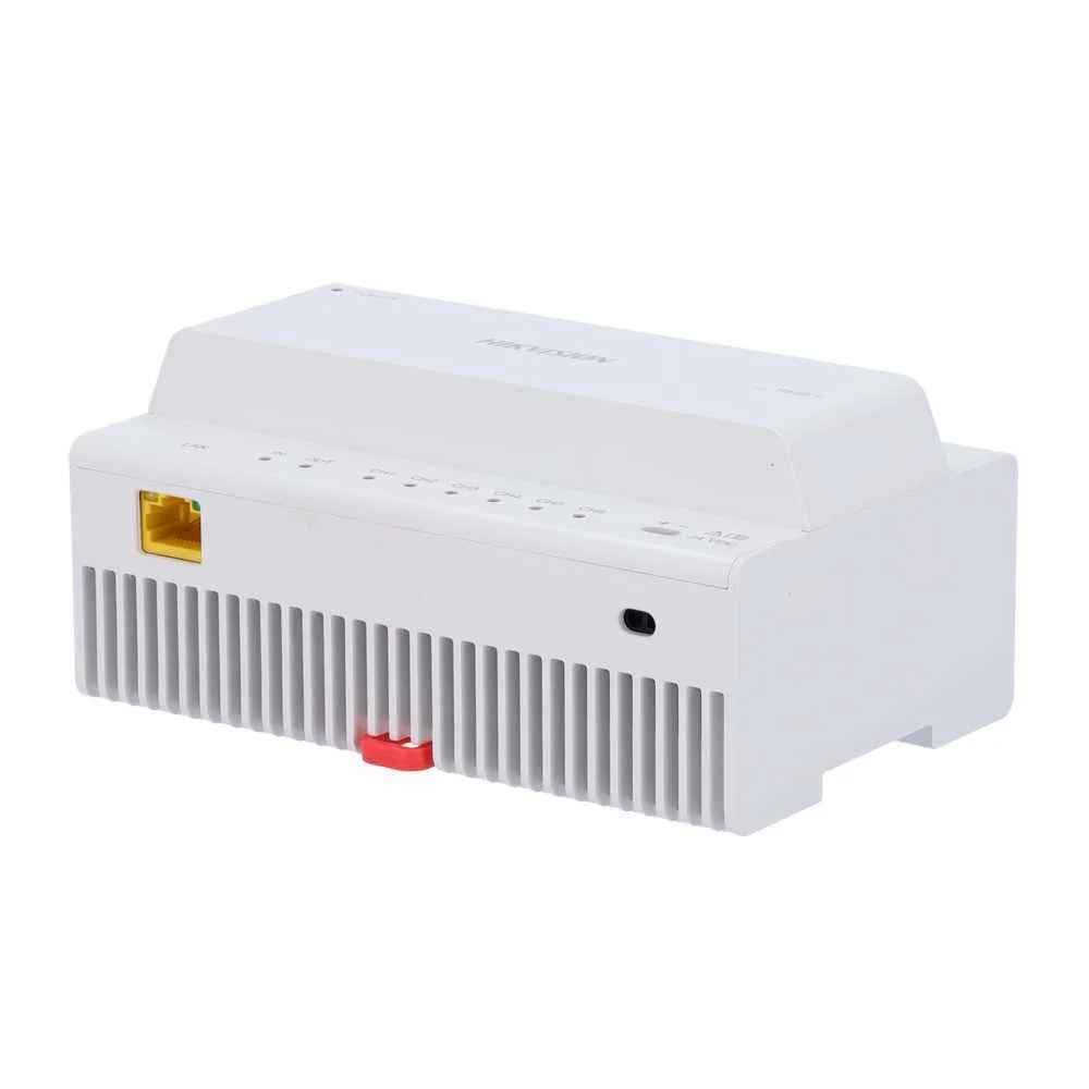 Conversor para Edif&iacute;cios - 2 Fios a Ip - 6 Grupos de 2 Fios - Tcp/Ip com Rj45 - Ligue-Se a Ds-Kad706