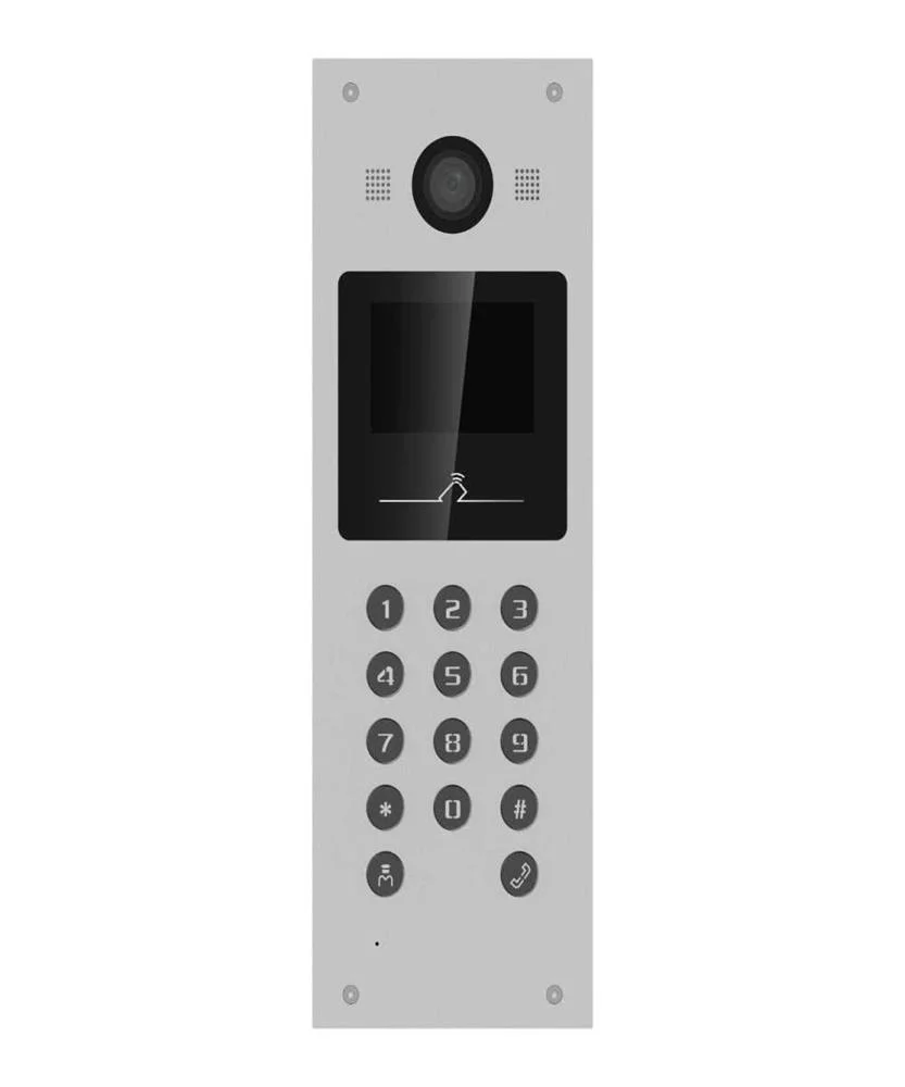 Botoneira 3,5" Ip C/ Câmara 2 Mpx P/ Apartamentos - Hik Vision