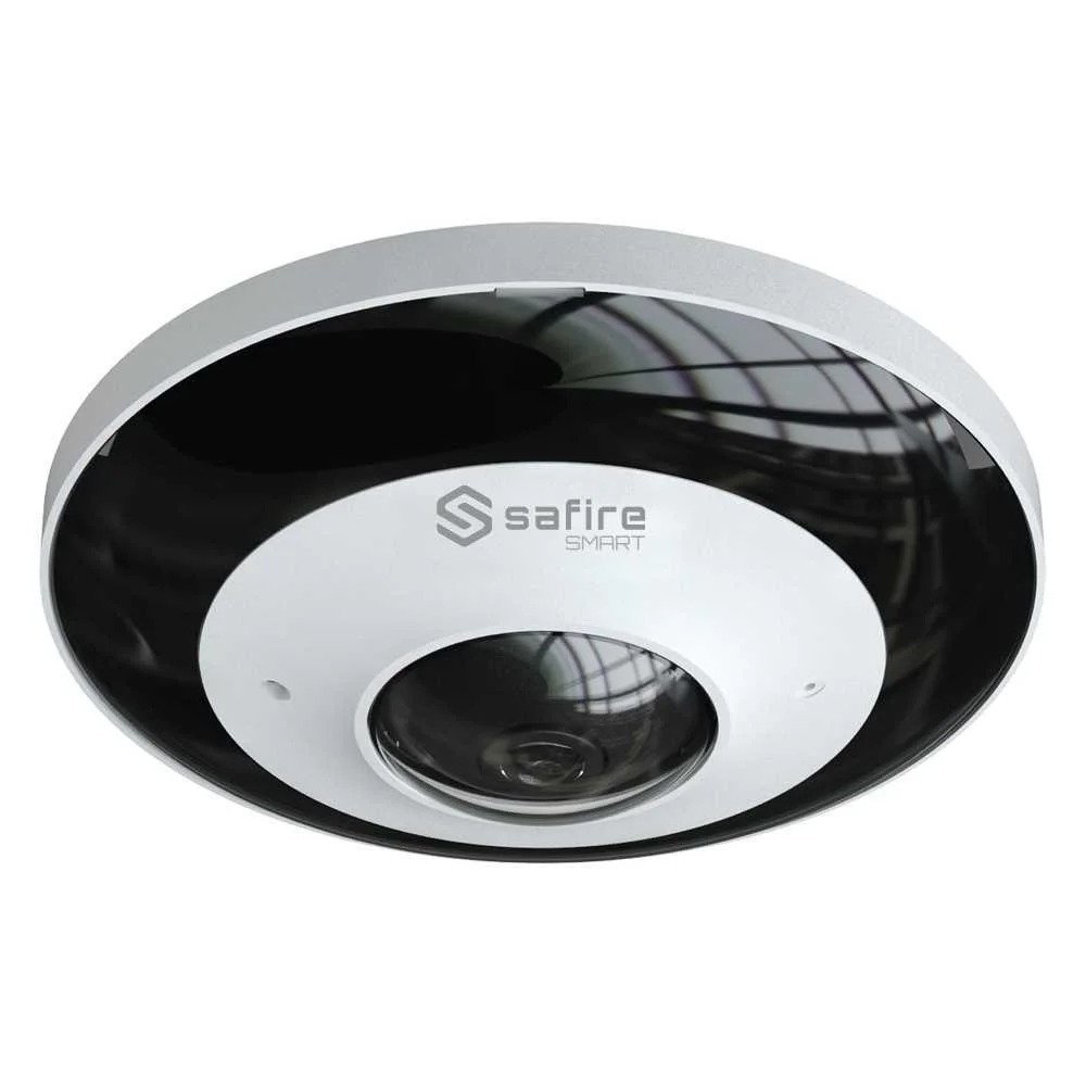 Safire Smart - Câmara Dome Ip Fisheye Gama I1 - Resolução 6 Megapixel (2160x2160) - Lente 1.1 Mm, Gr