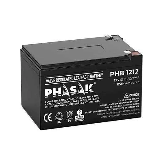 Bateria Phasak 12v 12 Amp