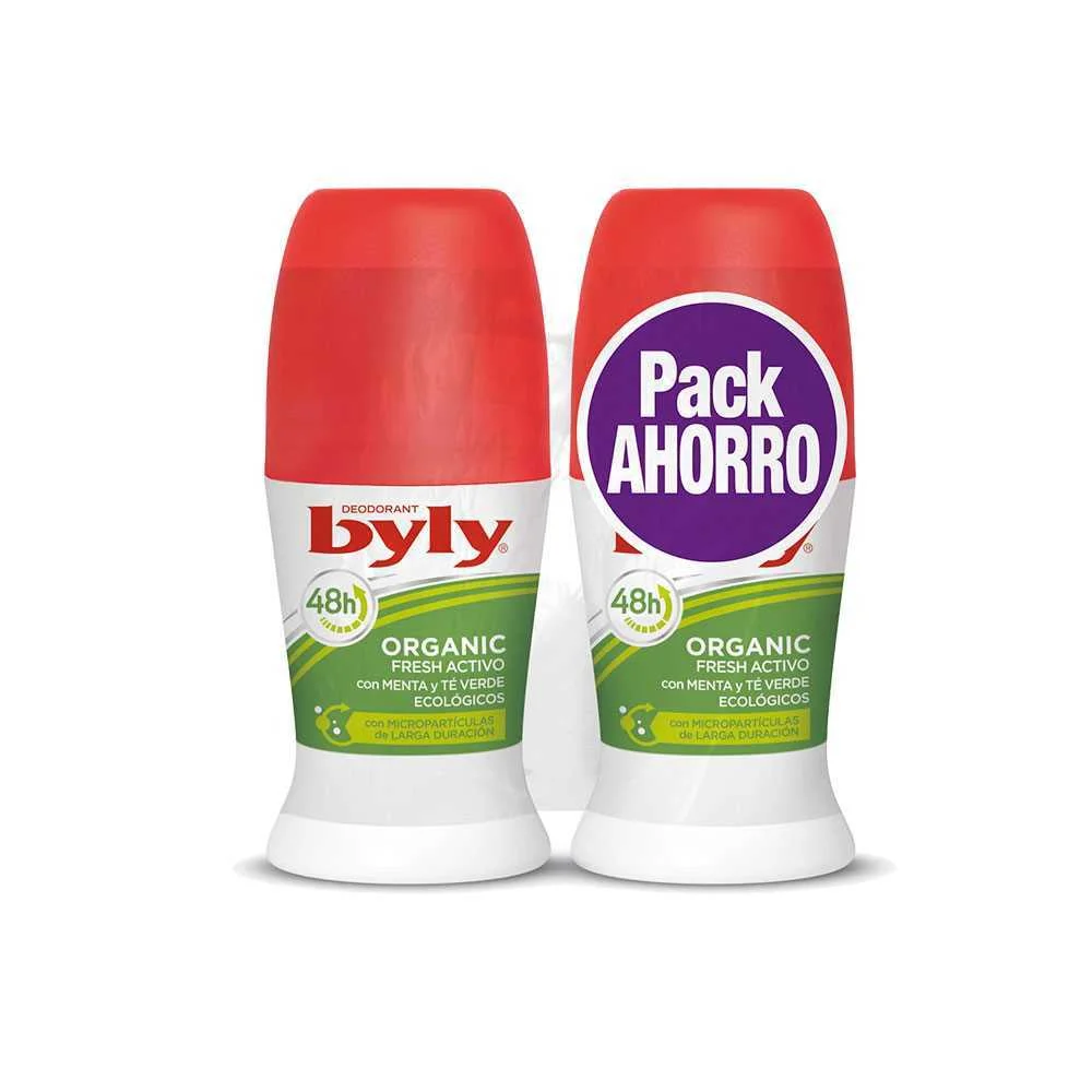 Desodorizante Byly Org&acirc;nico Roll-On 50+50