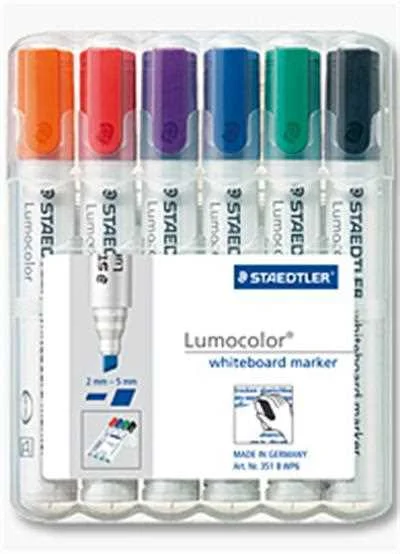 Staedtler 351 B Wp6 Marcador 6 Unidade(S) Preto, .